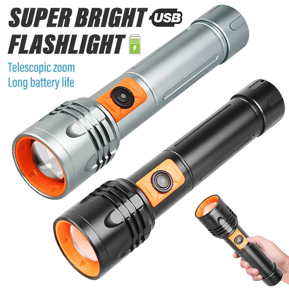 Outdoor Power For Camping - Yüksek Güçlü LED El Feneri USB