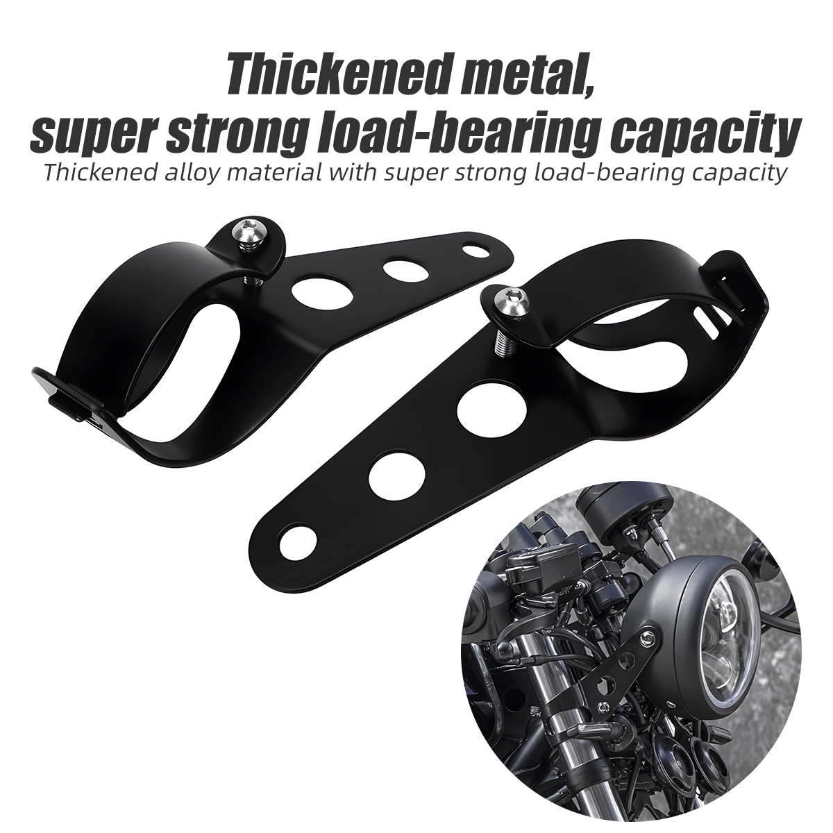 Outdoor Power New Roads - Evrensel Motosiklet Far Montaj Braketi 28-36mm