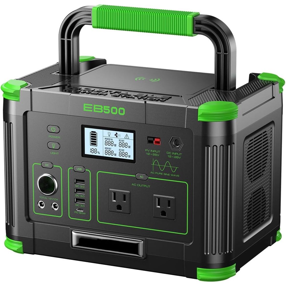 Outdoor Power Port - 500W Taşınabilir Güç İstasyonu 519.48Wh Dış