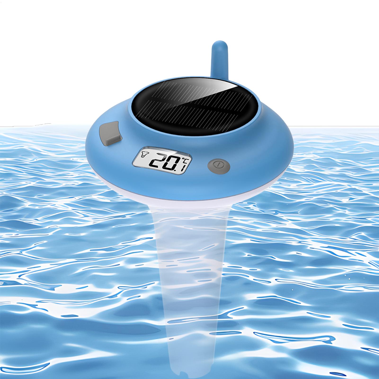 Outdoor Power For Hot Tub - Güneş Enerjili Dijital Yüzen Havuz Termometresi,