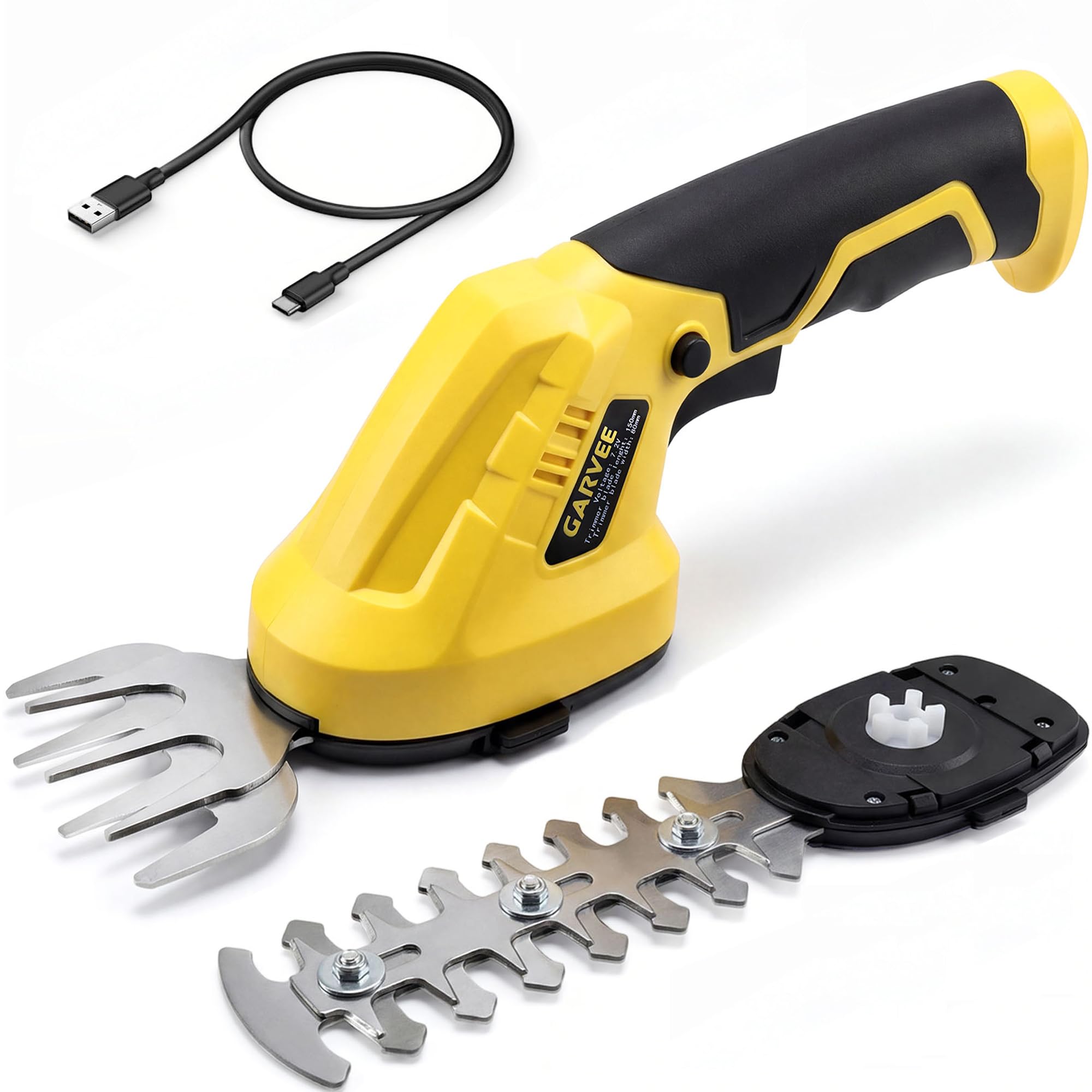 Hedge Trimmer Cordless - 2'si 1 Arada Akülü Çim Kesme