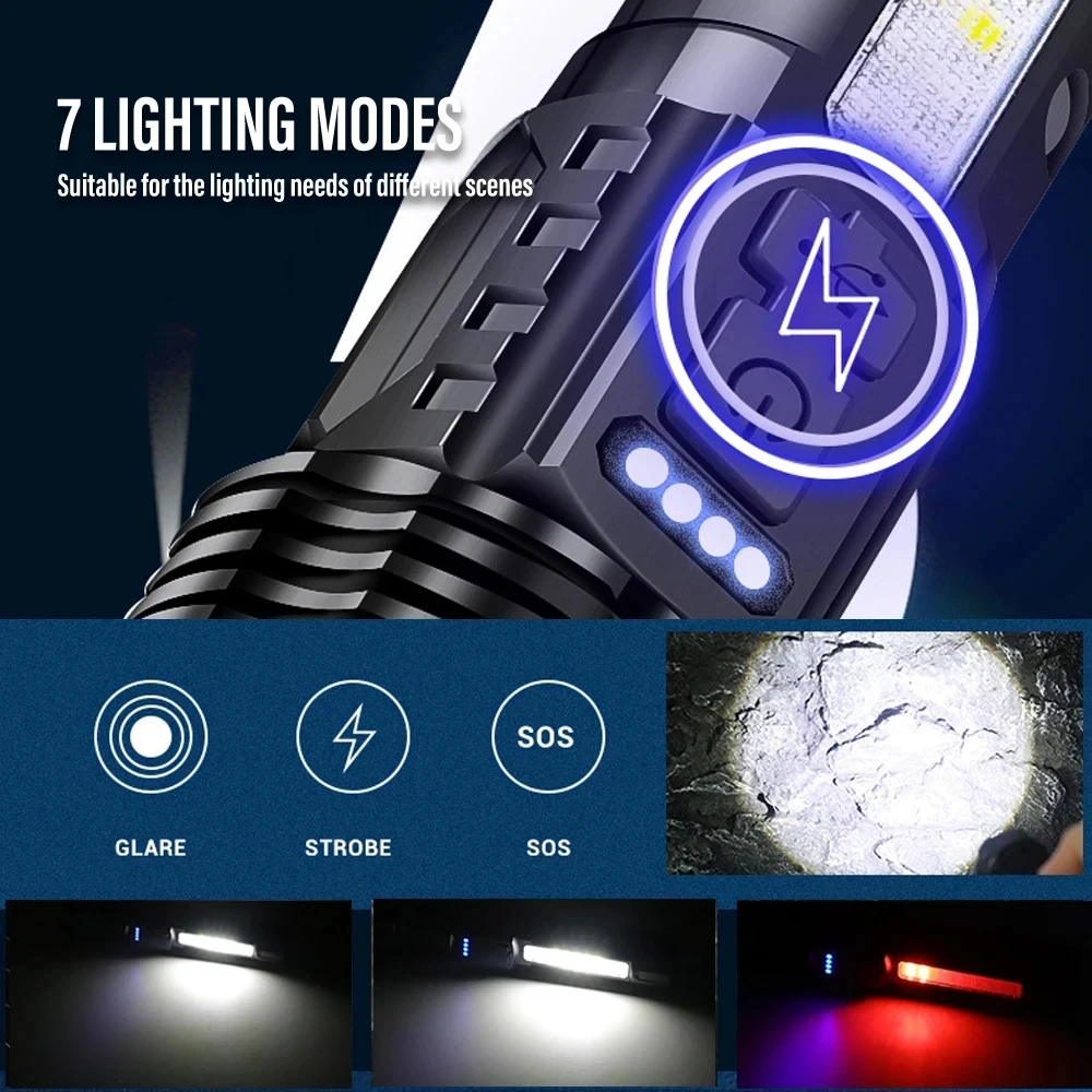 Güçlü LED El Feneri Şarj Edile - Outdoor Power For Camping incelemesi ve fiyatı