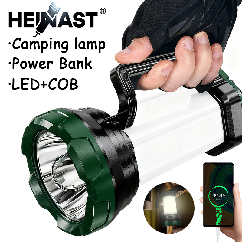 Taşınabilir Güçlü LED El Fener - Outdoor Powerbank incelemesi ve fiyatı