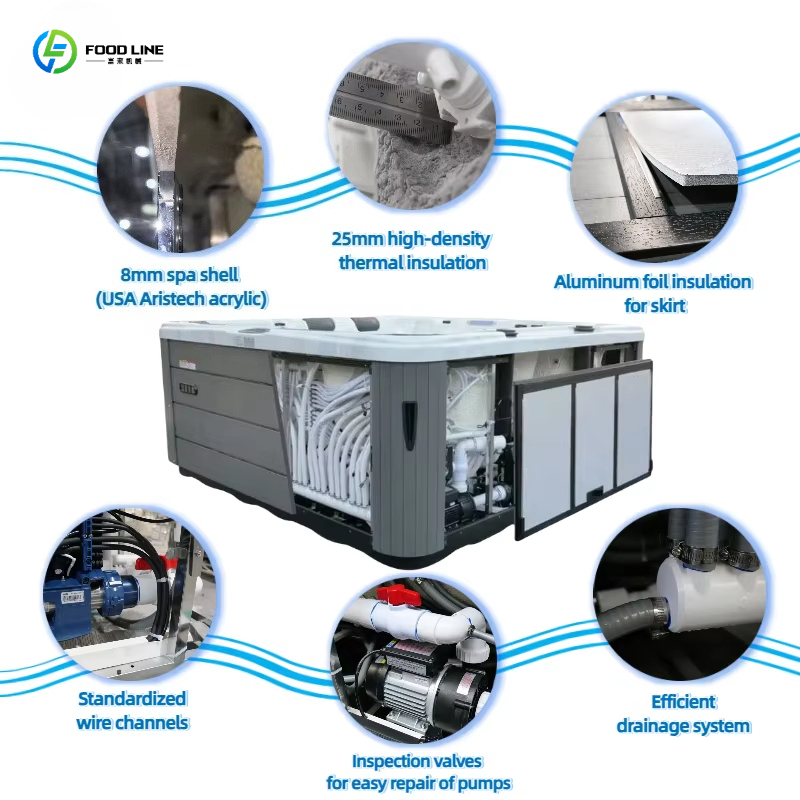 Dış Mekan Akrilik Spa Küveti G - Outdoor Power For Hot Tub incelemesi ve fiyatı