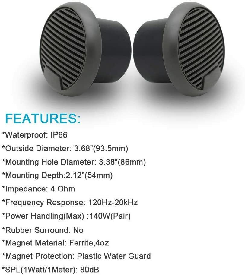 Herdio 2 ADET 3 ''Bluetooth De - Outdoor Power For Hot Tub incelemesi ve fiyatı