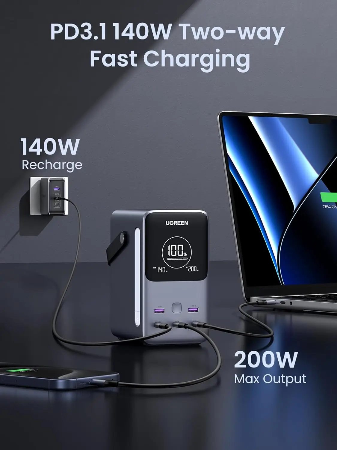 UGREEN 300W 48000mAh Taşınabil - Ugreen Outdoor Power Bank incelemesi ve fiyatı