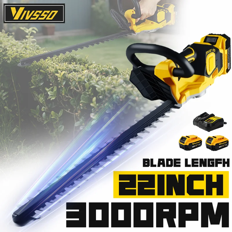 VIVSSO Akülü Çim Biçme Makines - Hedge Trimmer Cordless incelemesi ve fiyatı