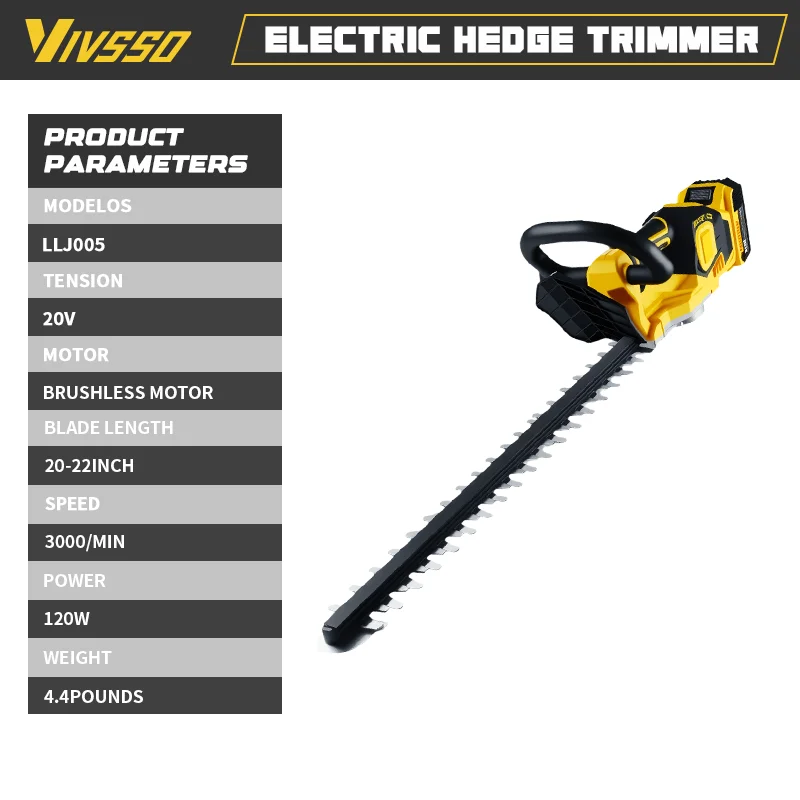 VIVSSO Akülü Çim Biçme Makines - Hedge Trimmer Cordless incelemesi ve fiyatı