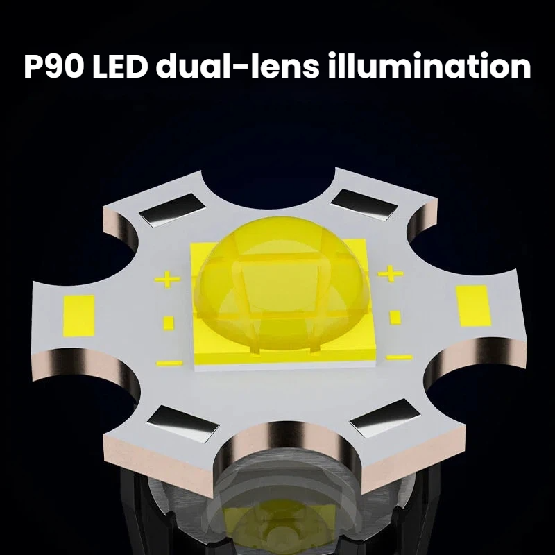 Yüksek güçlü P90 LED El Feneri - Outdoor Power For Camping incelemesi ve fiyatı