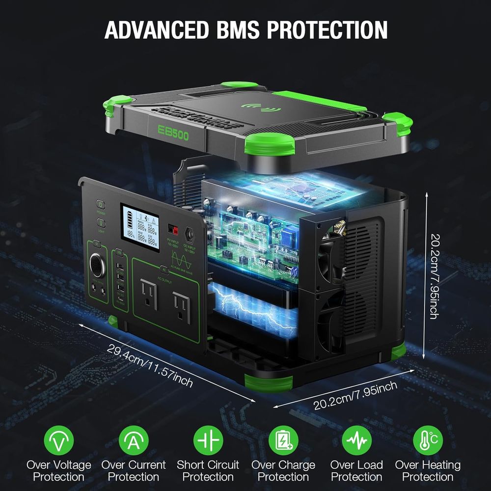 500W Taşınabilir Güç İstasyonu - Outdoor Power Port incelemesi ve fiyatı