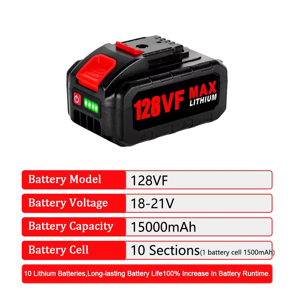18V 21V 128VF 98VF Elektrikli  - Electric Chainsaw Battery incelemesi ve fiyatı
