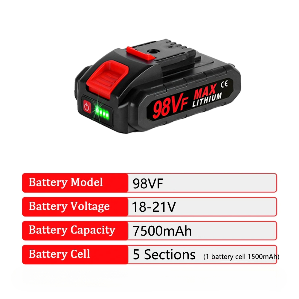 18V 21V 128VF 98VF Elektrikli  - Electric Chainsaw Battery incelemesi ve fiyatı