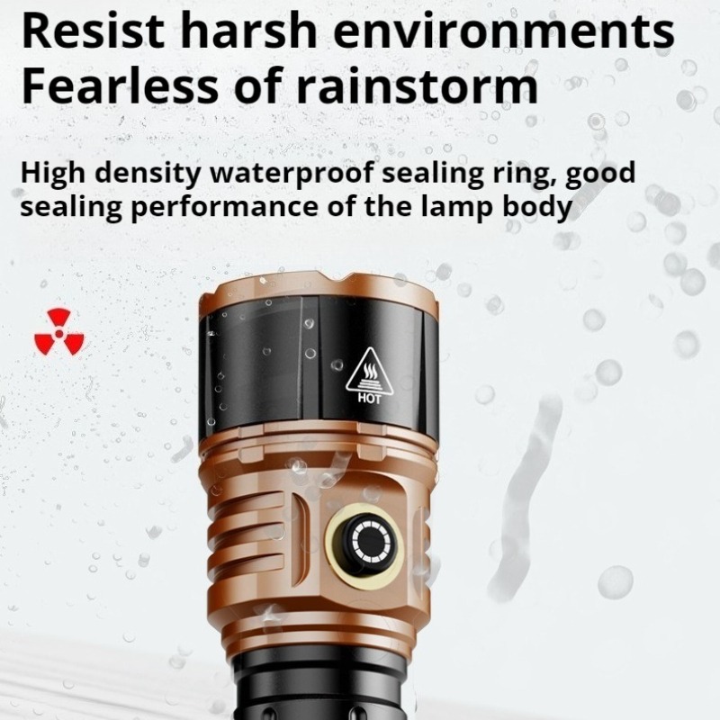 Güçlü Işık Yüksek Güçlü LED El - Outdoor Power For Camping incelemesi ve fiyatı