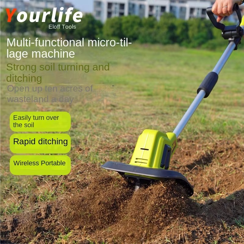 CE Sertifikalı 1200W Elektrikl - Garden Tiller Mini incelemesi ve fiyatı