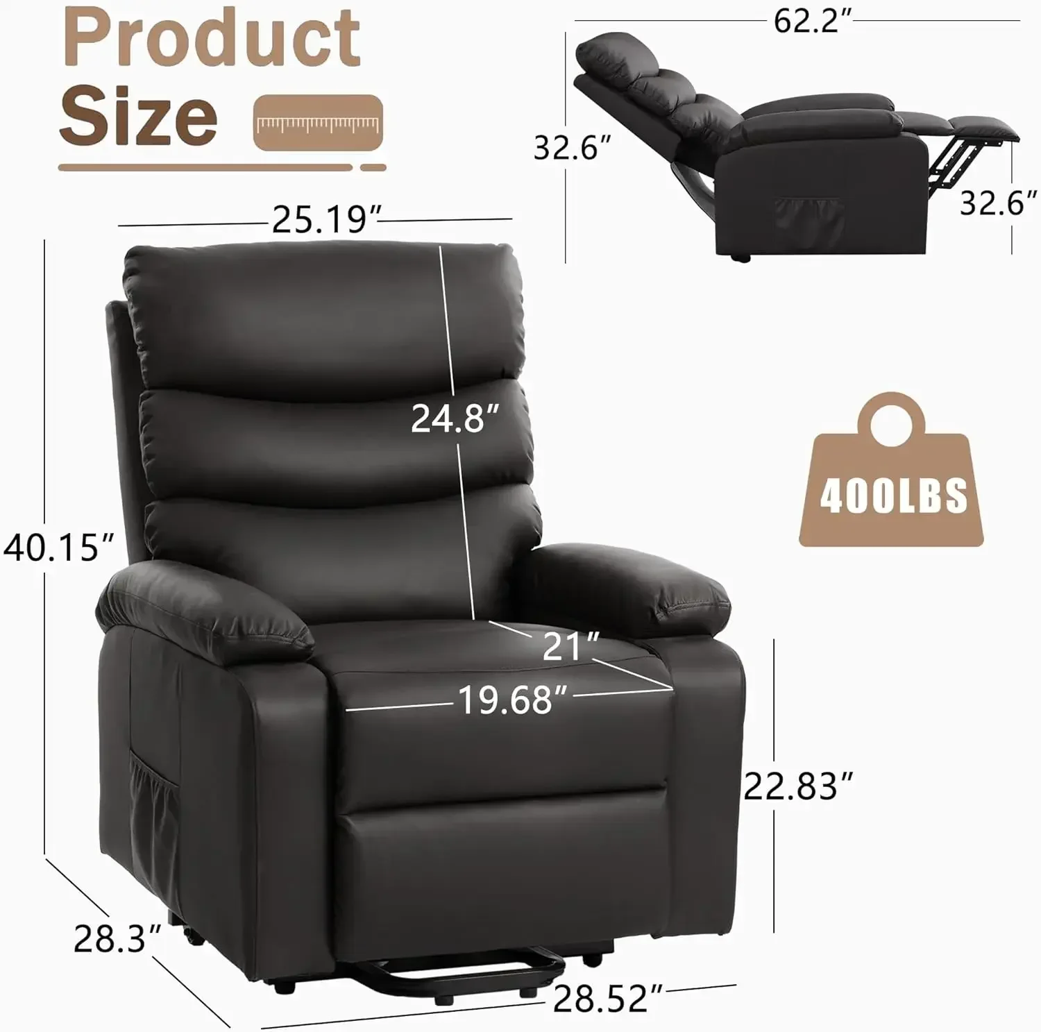 Güçlü Kaldırma Özellikli Yatar - Outdoor Power Lift Chair incelemesi ve fiyatı