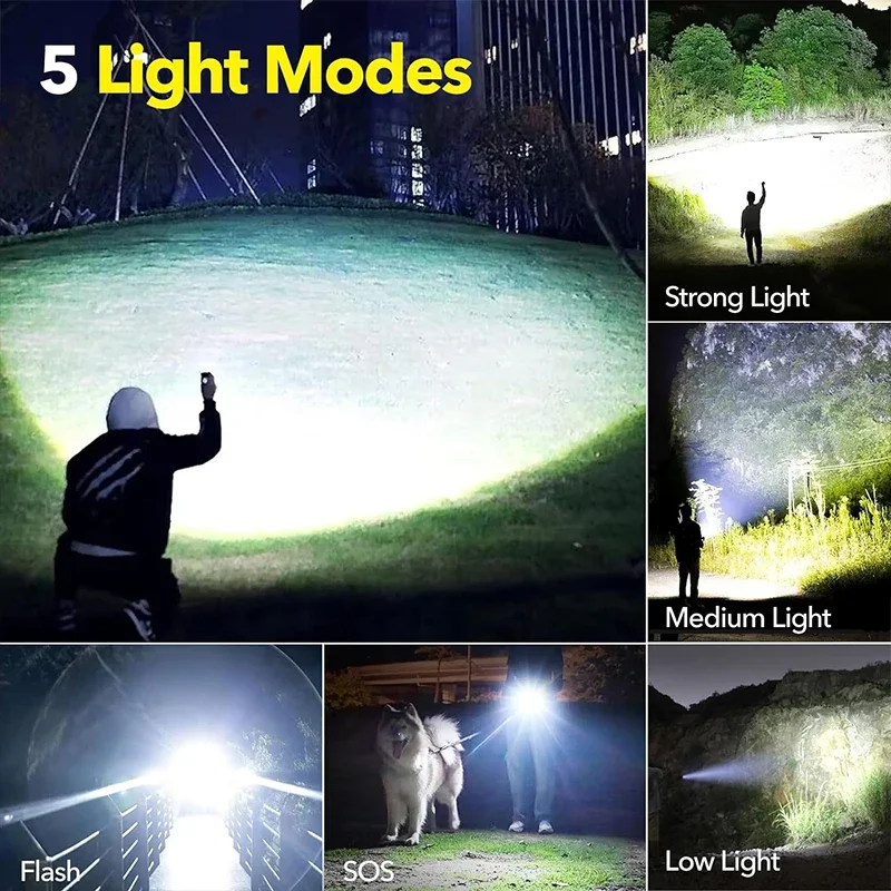 Yüksek Güçlü LED El Feneri Şar - Outdoor Power For Camping incelemesi ve fiyatı