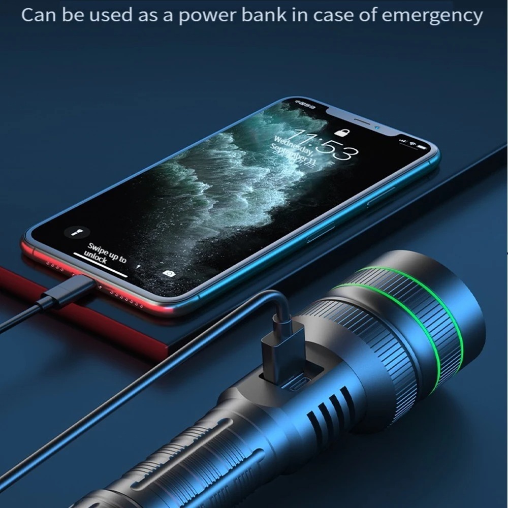 Güçlü LED El Feneri Yakınlaştı - Outdoor Powerbank incelemesi ve fiyatı