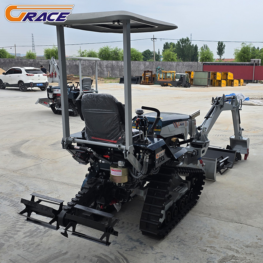 15HP 25HP Küçük Paletli Traktö - Garden Tiller Mini incelemesi ve fiyatı