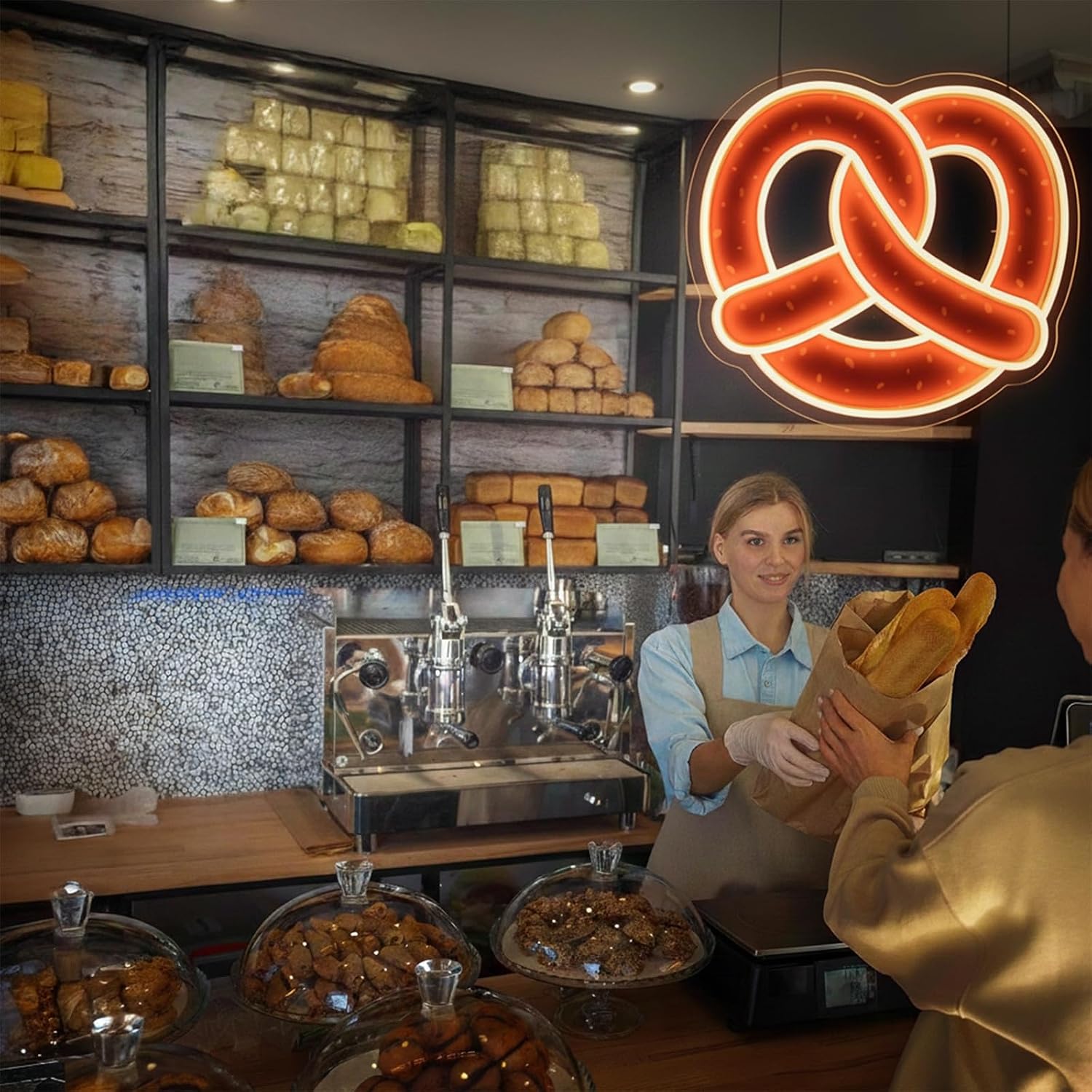 Pretzel Neon Tabela USB Güçlü  - Outdoor Power Bar incelemesi ve fiyatı